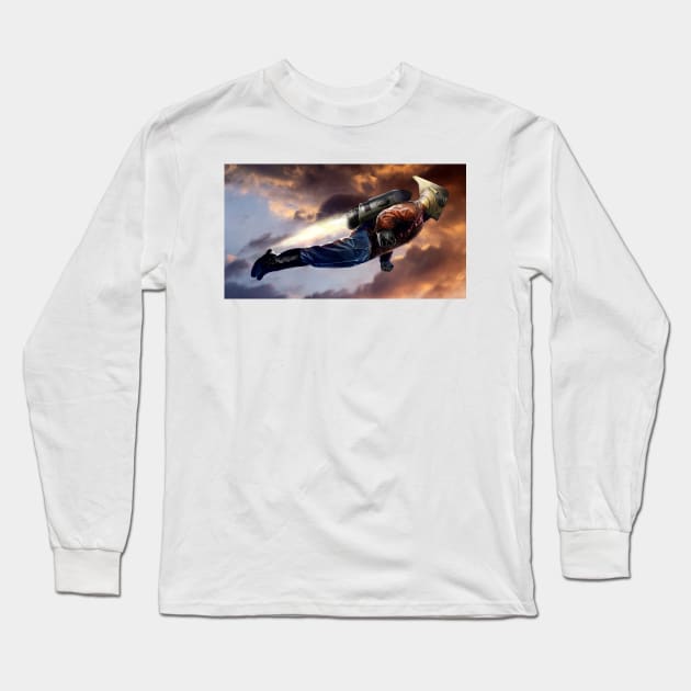 Rocketeer Long Sleeve T-Shirt by uncannyknack